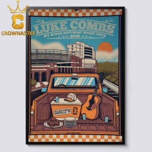 Luke Combs Neyland Stadium 2026 Tour Knoxville Tennessee May 2nd Home Decor Poster Canvas