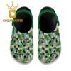 Minecraft Steve Alex Creeper Tubbz Green Pattern Crocs Fleece Clogs