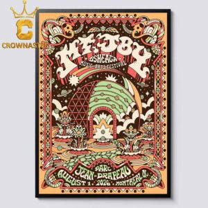 Mt Joy Osheaga Festival 2026 Montreal QC August 1st Home Decor Poster Canvas