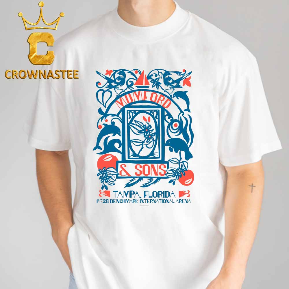 Mumford & Sons Benchmark International Arena 2026 Tampa FL August 7th Unisex T-Shirt Mumford & Sons Benchmark International Arena 2026 Tampa FL August 7th Unisex T-Shirt