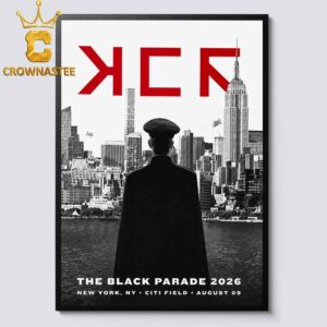 My Chemical Romance MCR Citi Field 2026 New York August 9th Home Decor Poster Canvas