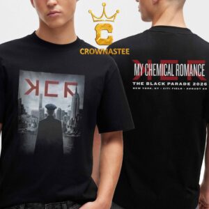 My Chemical Romance MCR Citi Field 2026 New York August 9th Two Sided T-Shirt