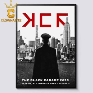 My Chemical Romance MCR Comerica Park 2026 Detroit MI August 21st Home Decor Poster Canvas