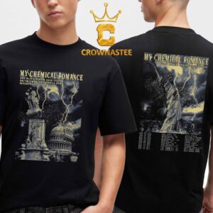 My Chemical Romance Nationals Park 2026 Tour Washington DC August 18th Fan Art Two Sided T-Shirt