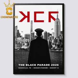 My Chemical Romance Nissan Stadium 2026 Nashville TN August 13th Home Decor Poster Canvas