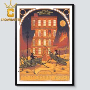 My Morning Jacket Red Rocks Amphitheatre 2025 August 12th Home Decor Poster Canvas