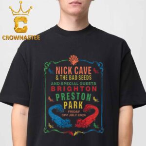 Nick Cave And The Bad Seeds Brighton Preston Park 2026 July 31st Unisex T-Shirt