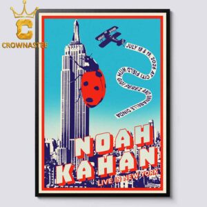 Noah Kahan Citi Field 2026 Tour Flushing New York July 18th 19th Home Decor Poster Canvas