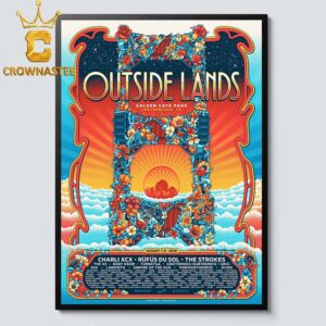 Outside Lands 2026 Lineup Golden Gate Park San Francisco CA Home Decor Poster Canvas