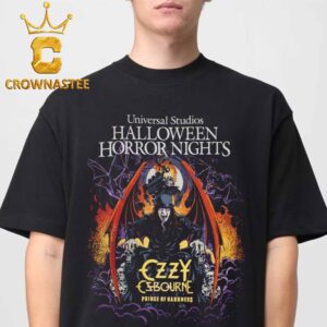 Ozzy Osbourne Halloween Horror Nights 2026 Prince Of Darkness Unisex T-Shirt