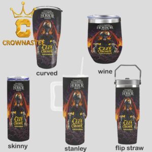 Ozzy Osbourne Halloween Horror Nights 2026 Prince Of Darkness Wine Stanley Flip Straw Cup Tumbler
