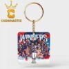 Racing Club De Lens 2026 Vainqueurs Coupe De France Super Cup Champions Acrylic Wood Keychain