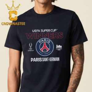 Paris Saint Germain 2026 UEFA Super Cup Champions Winners Unisex T-Shirt