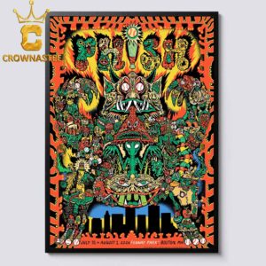 Phish Fenway Park 2026 Boston MA July 31st August 1st Home Decor Poster Canvas