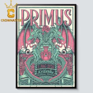 Primus Krizanke Venue 2026 Ljubljana Slovenia August 3rd Home Decor Poster Canvas