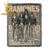Ramones Hollywood 2026 50th Anniversary Tribute August 30th Hooded Fleece Woven Blanket Tapestry