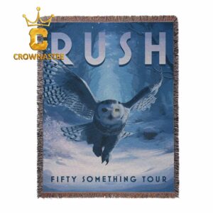 Rush 2026 Fifty Something Tour Blanket
