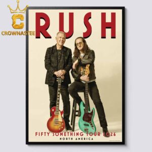 Rush 2026 Fifty Something Tour North America Home Decor Poster Canvas