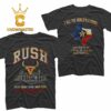 Rush Los Angeles 2026 Fifty Something Tour City Of Angels Two Sided T-Shirt Rush Los Angeles 2026 Fifty Something Tour City Of Angels Two Sided T-Shirt