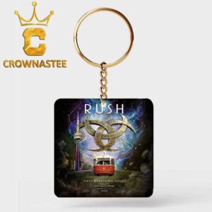 Rush Toronto 2026 Scotiabank Arena Ontario August Fifty Something Tour Acrylic Wood Keychain