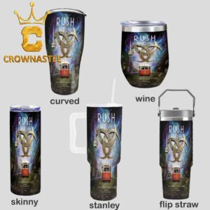 Rush Toronto 2026 Scotiabank Arena Ontario August Fifty Something Tour Wine Stanley Flip Straw Cup Tumbler