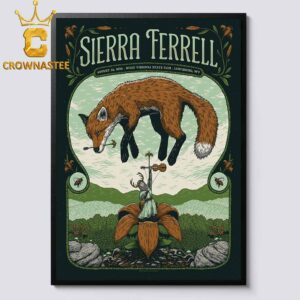 Sierra Ferrell Wesst Virginia State Fair 2026 Tour Lewisburg WV August 16th Home Decor Poster Canvas