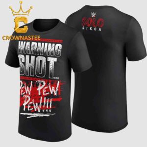 Solo Sikoa WWE Warning Shot Pew Pew Pew Debut Two Sided T-Shirt