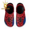 Spiderman Marvel Red White Pattern Crocs Clogs