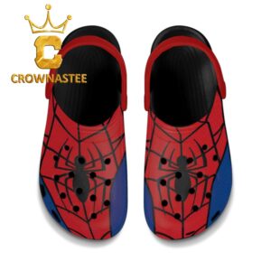 Spiderman Marvel Studio Red Blue Crocs Clogs