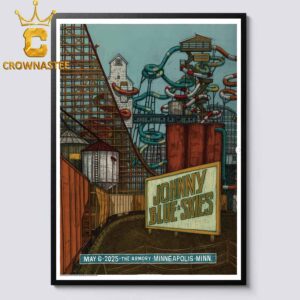 Sturgill Simpson aka Johnny Blue Sky The Armory 2025 Minneapolis MN May 6th Home Decor Poster Canvas