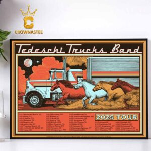 Tedeschi Trucks Band 2025 Fall Tour Dates Home Decor Poster Canvas