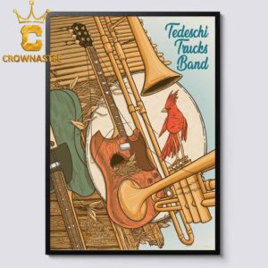 Tedeschi Trucks Band Red Hat Amphitheater 2025 Raleigh NC October 17th Home Decor Poster Canvas