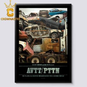 The Avett Brothers And Mike Patton AVTT PTTN Show 2026 Chesapeake Employers Insurance Arena Baltimore MD June 14th Home Decor Poster Canvas