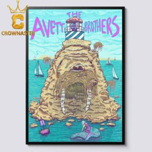 The Avett Brothers Tile Center 2025 Brookville NY August 3rd Home Decor Poster Canvas
