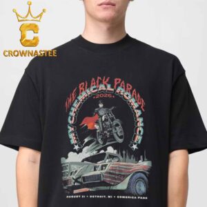The Black Parade Comerica Park 2026 Tour Detroit MI August 21st Unisex T-Shirt