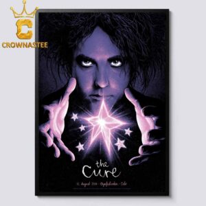 The Cure Oyafestivalen 2026 Tour Oslo Norway August 12th Home Decor Poster Canvas