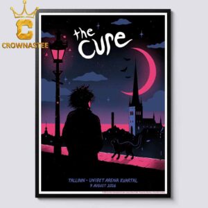 The Cure Unibet Arena Kvartal 2026 Tallinn August 9th Home Decor Poster Canvas