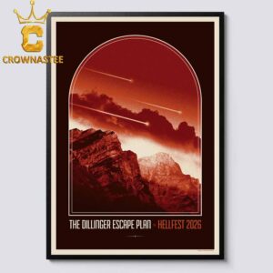 The Dillinger Escape Plan Hellfest 2026 Home Decor Poster Canvas