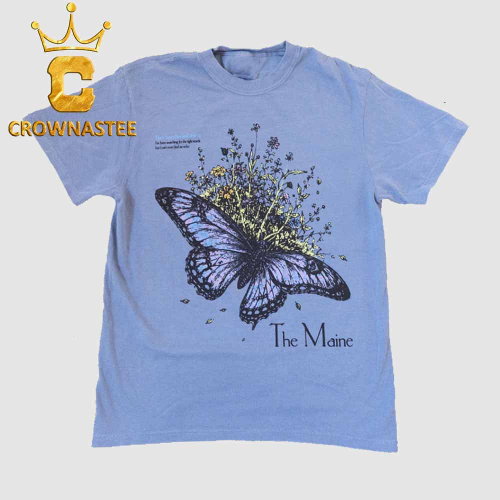 The Maine 2026 The Tour Next Door Butterfly Unisex T Shirt The Maine 2026 The Tour Next Door Butterfly Unisex T Shirt