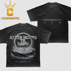The Weeknd XO 2026 Stadium Tour After Hours Til Dawn Europe Two Sided T-Shirt