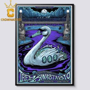 Trey Anastasio Wang Theater 2025 Boston MA March 4th Home Decor Poster Canvas