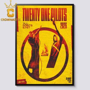 Twenty One Pilots All Points East Festival Victoria Park 2026 London UK August 30th Home Decor Poster Canvas
