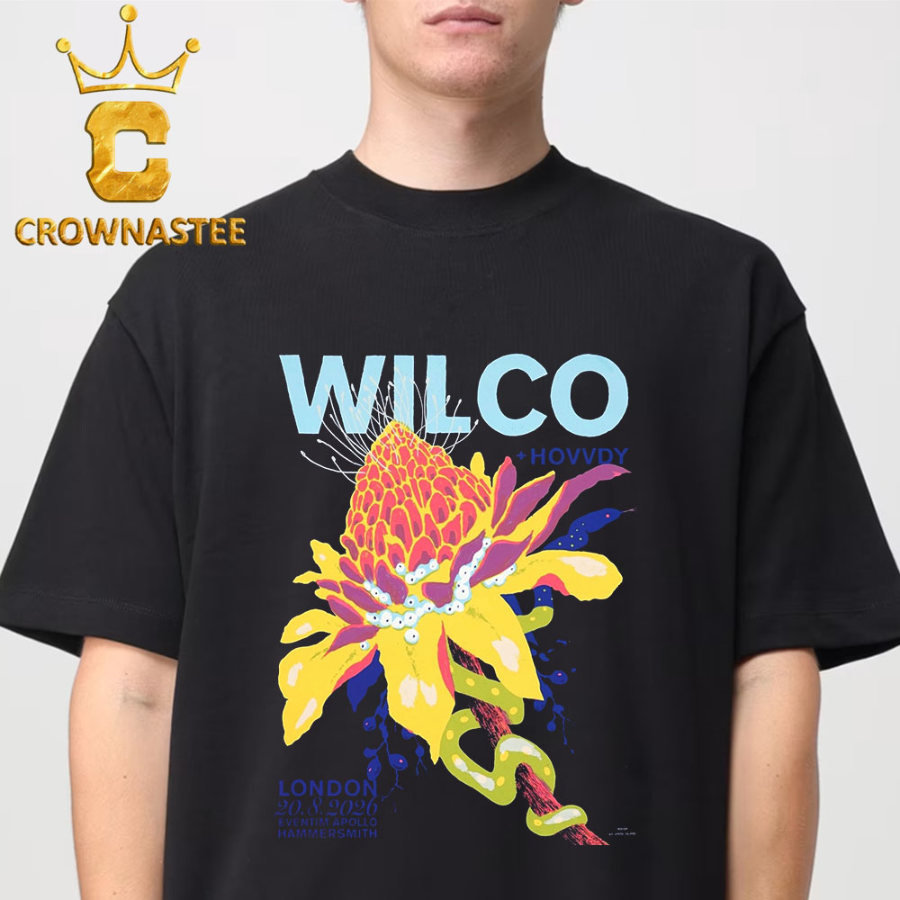 Wilco Eventim Apollo 2026 Hammersmith London August 20th Unisex T-Shirt Wilco Eventim Apollo 2026 Hammersmith London August 20th Unisex T-Shirt