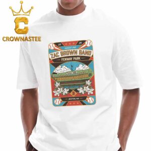 Zac Brown Band Fenway Park 2026 Boston MA August 2nd Unisex T-Shirt