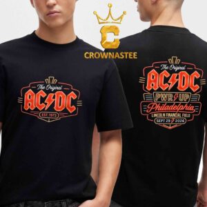 ACDC Lincoln Financial Field 2026 Tour Hard Rock Cafe Philadelphia PA September 29th Two Sided T-Shirt