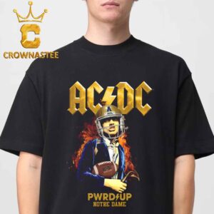 ACDC Notre Dame Stadium 2026 PWR UP Tour North Bend IN September 4th Unisex T-Shirt