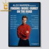 ALEX WARREN FINDING (MORE) FAMILY ON THE ROAD TOUR 2027 Home Decor Poster Canvas