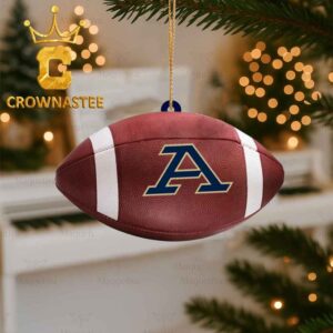 Akron Zips Football Logo Christmas Tree Decor Ornament