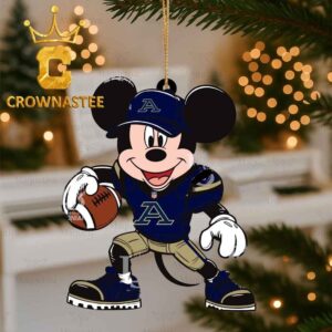 Akron Zips Mikey Mouse Disney Christmas Ornament