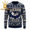 Akron Zips Pooh Bear NCAA Football Christmas Ugly Sweater